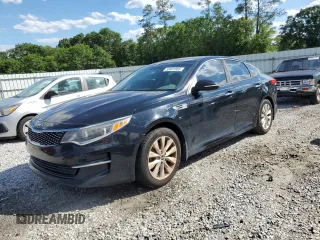 2016 Kia Optima EX with VIN 5XXGU4L34GG054250, listed as a Copart auction lot 55881065 with 100,785 mi miles and Clean Title. Bid and sale history available at carsss.com. Image 1.