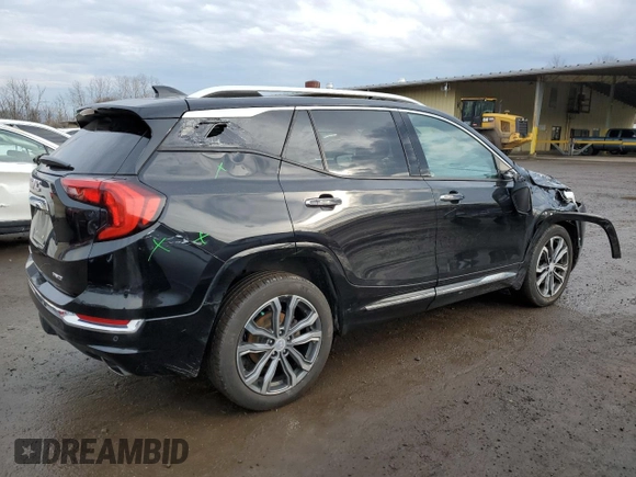 2019 GMC Terrain Denali with VIN 3GKALXEX5KL253318, listed as a Copart auction lot 47056985 with 85,429 mi miles and Salvage Title. Bid and sale history available at DreamBid. Image 3.