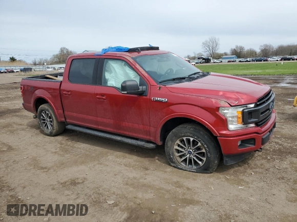2020 Ford F-150 XL with VIN 1FTEW1E40LFC31553, listed as a Copart auction lot 52310295 with 86,293 mi miles and Salvage Title. Bid and sale history available at carsss.com. Image 4.