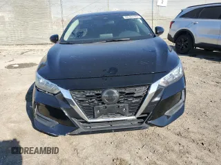 2020 Nissan Sentra SV with VIN 3N1AB8CV3LY219097, listed as a Copart auction lot 48163745 with 61,353 mi miles and Salvage Title. Bid and sale history available at carsss.com. Image 5.