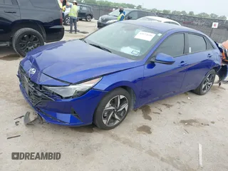 2023 Hyundai Elantra SEL with VIN KMHLS4AGXPU564831, listed as a IAAI auction lot 42072690 with 16,757 mi miles and . Bid and sale history available at DreamBid. Image 2.