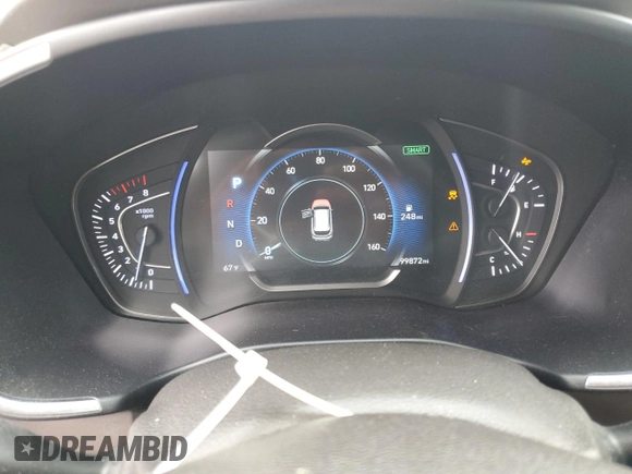 2019 Hyundai Santa Fe SEL with VIN 5NMS33AD3KH073756, listed as a Copart auction lot 53668205 with 99,872 mi miles and Salvage Title. Bid and sale history available at DreamBid. Image 9.