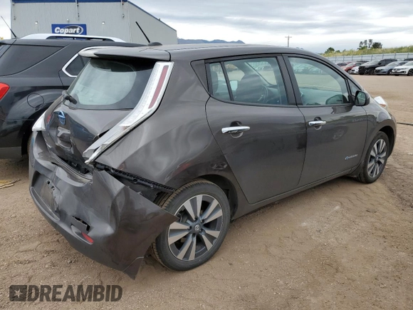 2017 Nissan LEAF SL with VIN 1N4BZ0CP3HC300302, listed as a Copart auction lot 62759983 with 81,350 mi miles. Bid and sale history available at carsss.com. Image 3.