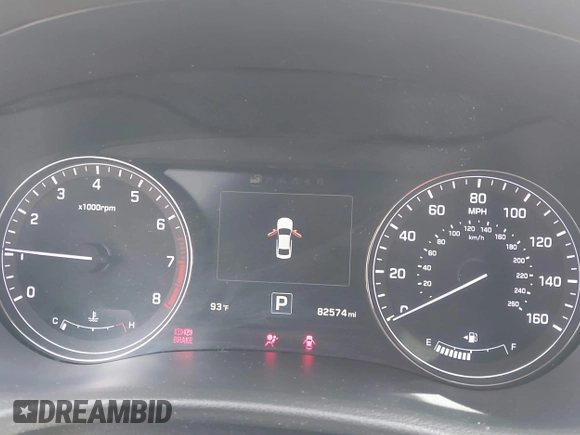 2017 Genesis G80 3.8L with VIN KMHGN4JE2HU167543, listed as a IAAI auction lot 42248719 with 82,574 mi miles and . Bid and sale history available at DreamBid. Image 7.