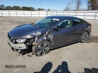 2017 Honda Civic Sedan EX-T with VIN 19XFC1F3XHE024656, listed as a Copart auction lot 45281715 with 106,771 mi miles and Salvage Title. Bid and sale history available at carsss.com. Image 1.