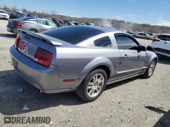 2006 Ford Mustang GT Deluxe with VIN 1ZVFT82H665257823, listed as a Copart auction lot 49920895 with 190,865 mi miles and Salvage Title. Bid and sale history available at carsss.com. Image 3.