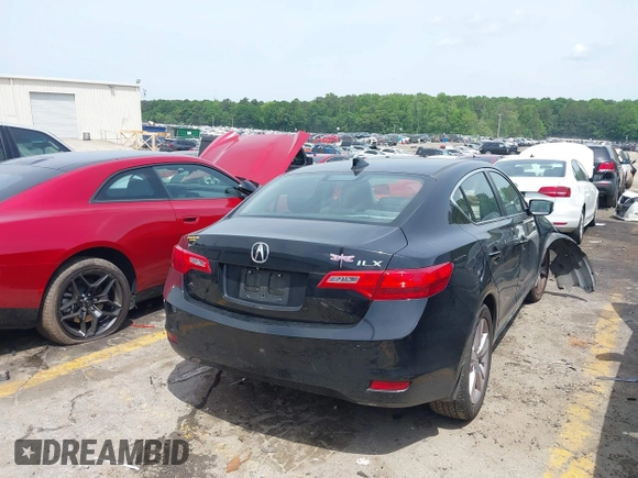 2014 Acura ILX with VIN 19VDE1F34EE002335, listed as a IAAI auction lot 42135408 with 175,010 mi miles and . Bid and sale history available at DreamBid. Image 4.