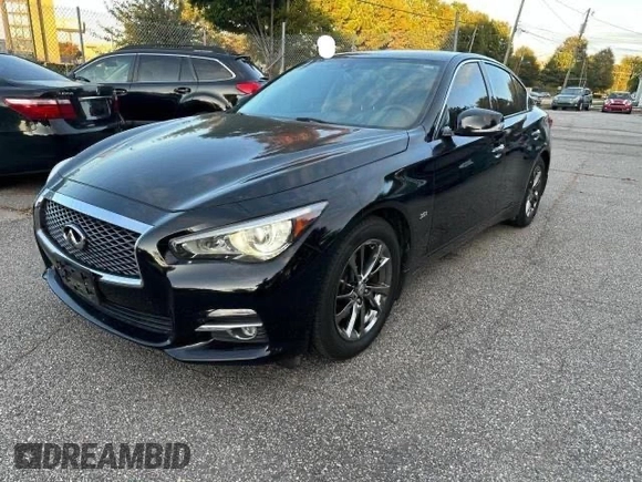 2017 Infiniti Q50 Signature Edition z VIN JN1EV7AR6HM841552, wystawiony jako Copart lot #59060765 z przebiegiem 106 595 mil mil oraz Czysty tytuł • Clean title. Historia ofert i sprzedaży dostępna na DreamBid. Obrazek 2.