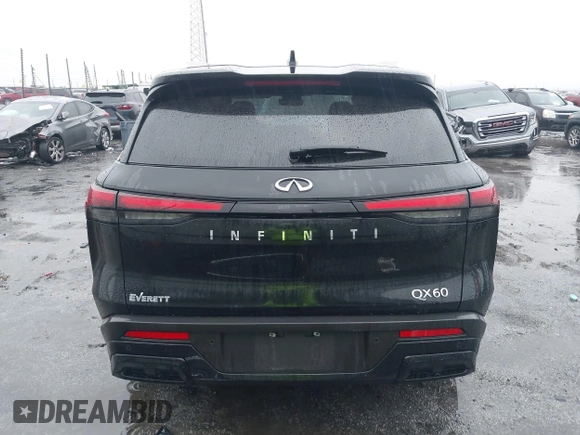 2023 Infiniti QX60 Luxe with VIN 5N1DL1FR1PC354800, listed as a IAAI auction lot 41459926 with 29,190 mi miles and . Bid and sale history available at DreamBid. Image 17.