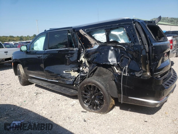 2023 Cadillac Escalade ESV 4WD Premium Luxury z VIN 1GYS4KKL0PR478788, wystawiony jako Copart lot #70177094 z przebiegiem Nie podano mil oraz Szkoda całkowita • Salvage title. Historia ofert i sprzedaży dostępna na DreamBid. Obrazek 2.
