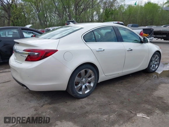 2014 Buick Regal Premium I with VIN 2G4GN5EX7E9159903, listed as a IAAI auction lot 42010680 with 192,589 mi miles and . Bid and sale history available at DreamBid. Image 4.