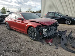 2019 Genesis G70 Advanced with VIN KMTG64LAXKU019564, listed as a Copart auction lot 84344554 with 63,773 mi miles and Salvage Title. Bid and sale history available at DreamBid. Image 4.