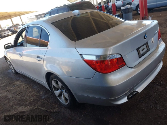 2006 BMW 5 Series 525i with VIN WBANE53586CK86180, listed as a IAAI auction lot 42034983 with 204,681 mi miles and . Bid and sale history available at DreamBid. Image 3.