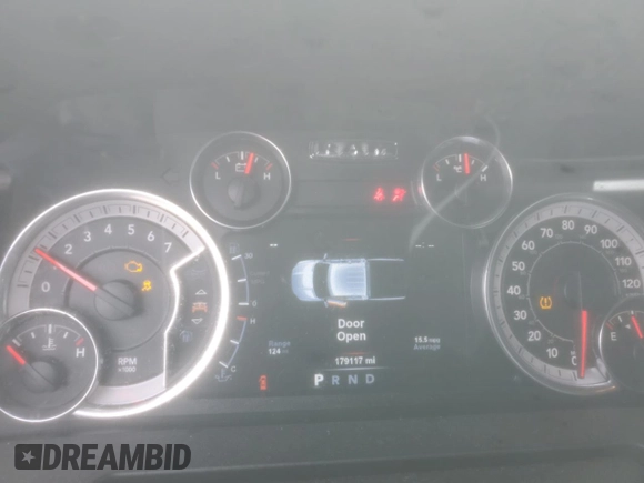 2018 Ram 1500 SLT with VIN 1C6RR7LT9JS333208, listed as a Copart auction lot 44797435 with 179,117 mi miles and Salvage Title. Bid and sale history available at carsss.com. Image 9.