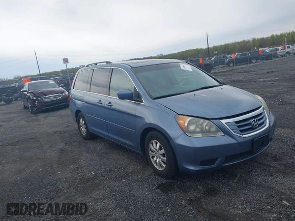 2008 Honda Odyssey EX-L with VIN 5FNRL38748B038328, listed as a IAAI auction lot 42028968 with 243,185 mi miles. Bid and sale history available at carsss.com. Image 1.