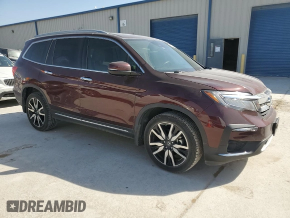 2020 Honda Pilot Touring 8-Passenger with VIN 5FNYF6H99LB006280, listed as a Copart auction lot 48948145 with 36,158 mi miles and Salvage Title. Bid and sale history available at DreamBid. Image 4.