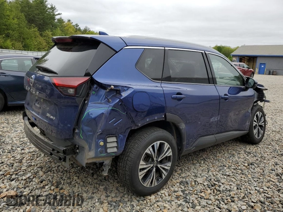 2021 Nissan Rogue SV z VIN JN8AT3BB9MW206307, wystawiony jako Copart lot #57290825 z przebiegiem 66 874 mil mil oraz Szkoda całkowita • Salvage title. Historia ofert i sprzedaży dostępna na DreamBid. Obrazek 3.