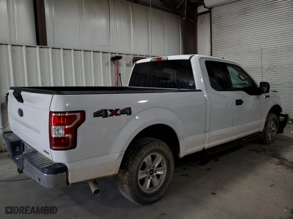 2019 Ford F-150 XL with VIN 1FTEX1EP7KFC88578, listed as a Copart auction lot 49988145 with 0 mi miles and Salvage Title. Bid and sale history available at carsss.com. Image 3.