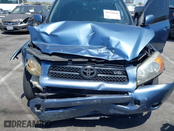 2008 Toyota RAV4 Sport with VIN JTMZK32V086015618, listed as a IAAI auction lot 39715648 with 137,887 mi miles and . Bid and sale history available at DreamBid. Image 6.