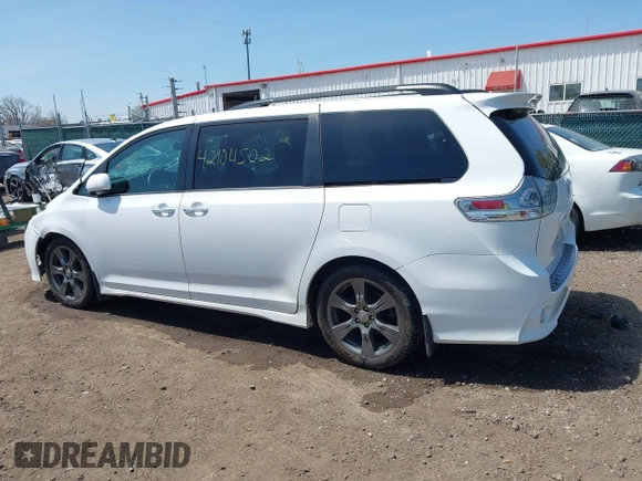 2017 Toyota Sienna SE with VIN 5TDXZ3DCXHS883219, listed as a IAAI auction lot 42104502 with 97,047 mi miles and . Bid and sale history available at DreamBid. Image 15.