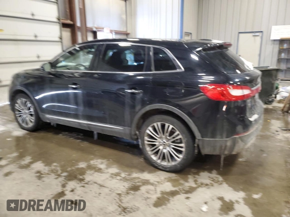 2016 Lincoln MKX Reserve with VIN 2LMTJ8LRXGBL38078, listed as a Copart auction lot 45112435 with 132,125 mi miles and Clean Title. Bid and sale history available at carsss.com. Image 2.