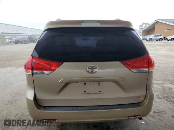 2012 Toyota Sienna LE AAS with VIN 5TDKK3DC7CS240947, listed as a Copart auction lot 55254655 with 145,127 mi miles and Salvage Title. Bid and sale history available at DreamBid. Image 6.