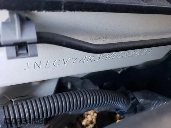 2017 Infiniti Q50 2.0t Sport with VIN JN1CV7AR3HM682433, listed as a Copart auction lot 74584124 with 69,467 mi miles and Salvage Title. Bid and sale history available at carsss.com. Image 13.