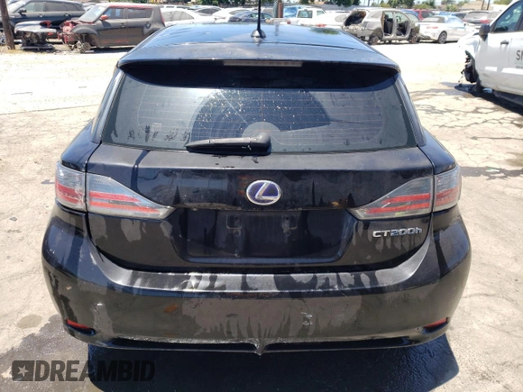 2012 Lexus CT 200h z VIN JTHKD5BH4C2117066, wystawiony jako Copart lot #62868465 z przebiegiem 194 561 mil mil oraz Szkoda całkowita • Salvage title. Historia ofert i sprzedaży dostępna na DreamBid. Obrazek 6.