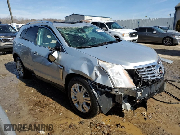 2014 Cadillac SRX Luxury Collection with VIN 3GYFNBE39ES517088, listed as a Copart auction lot 46079395 with 0 mi miles and Non Repairable. Bid and sale history available at carsss.com. Image 4.