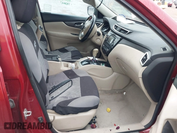 2015 Nissan Rogue SV with VIN 5N1AT2ML2FC813922, listed as a IAAI auction lot 42070058 with 177,592 mi miles and . Bid and sale history available at carsss.com. Image 5.