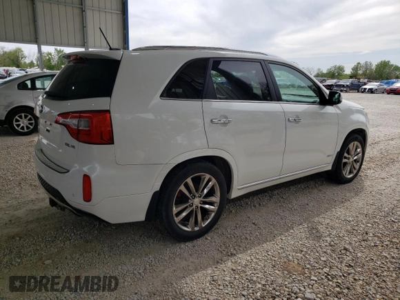 2015 Kia Sorento SX Limited with VIN 5XYKWDA7XFG650550, listed as a Copart auction lot 54193735 with 139,101 mi miles and Clean Title. Bid and sale history available at carsss.com. Image 3.