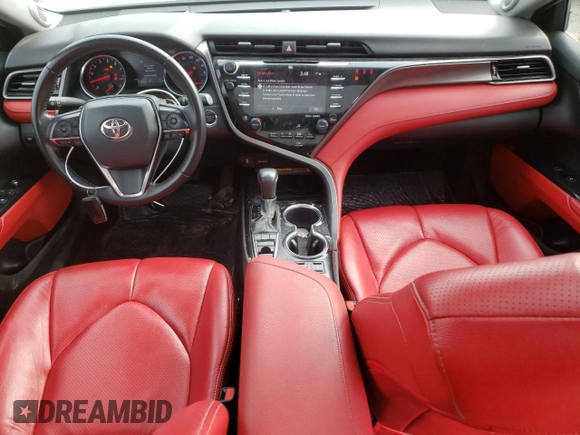 2020 Toyota Camry XSE with VIN 4T1K61AK7LU346603, listed as a Copart auction lot 50256215 with 95,797 mi miles and Salvage Title. Bid and sale history available at DreamBid. Image 8.