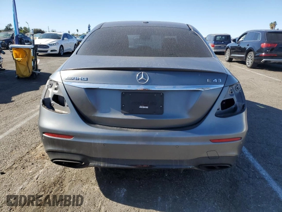 2017 Mercedes-Benz E-Class AMG E 43 with VIN WDDZF6EB8HA196509, listed as a Copart auction lot 88490985 with 67,389 mi miles and Salvage Title. Bid and sale history available at carsss.com. Image 6.
