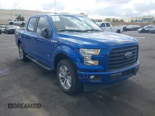 2017 Ford F-150 XL with VIN 1FTEW1EP0HKE52305, listed as a IAAI auction lot 41909730 with 107,277 mi miles. Bid and sale history available at carsss.com. Image 14.
