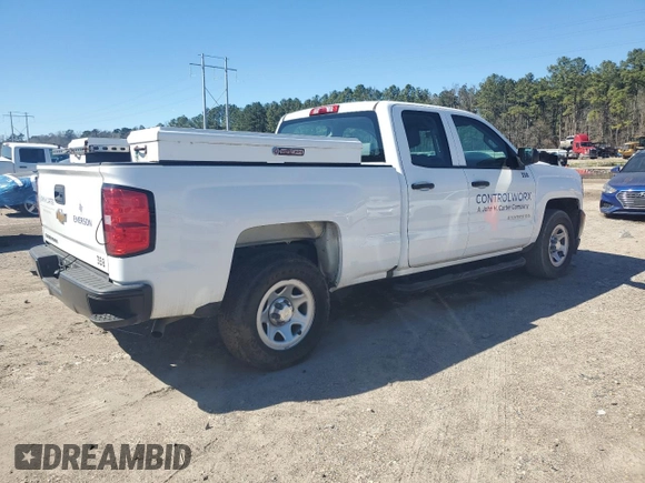 2018 Chevrolet Silverado 1500 Work Truck with VIN 1GCRCNEC4JZ328047, listed as a Copart auction lot 46648155 with 55,571 mi miles and Salvage Title. Bid and sale history available at carsss.com. Image 3.