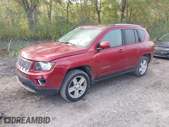 2016 Jeep Compass High Altitude with VIN 1C4NJDAB2GD771167, listed as a IAAI auction lot 41475073 with 125,984 mi miles. Bid and sale history available at carsss.com. Image 2.