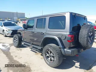 2020 Jeep Wrangler Unlimited Rubicon z VIN 1C4HJXFN0LW300344, wystawiony jako IAAI lot #41943662 z przebiegiem 59 051 mil mil oraz . Historia ofert i sprzedaży dostępna na DreamBid. Obrazek 3.