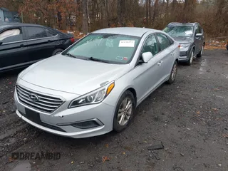 2017 Hyundai Sonata 2.4L with VIN 5NPE24AF0HH586420, listed as a IAAI auction lot 41138272 with 105,590 mi miles and . Bid and sale history available at DreamBid. Image 2.