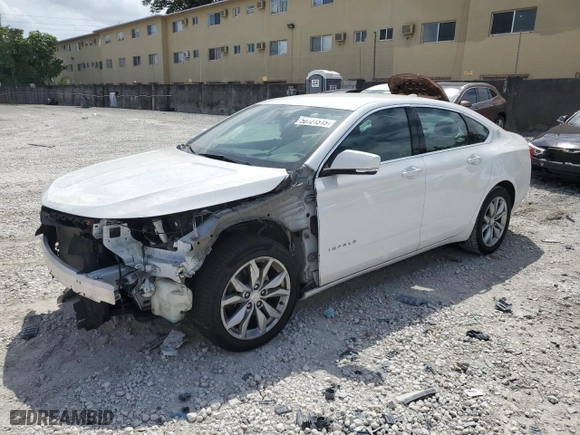 2020 Chevrolet Impala LT with VIN 1G11Z5S37LU111200, listed as a Copart auction lot 50721515 with 72,497 mi miles and Salvage Title. Bid and sale history available at carsss.com. Image 1.