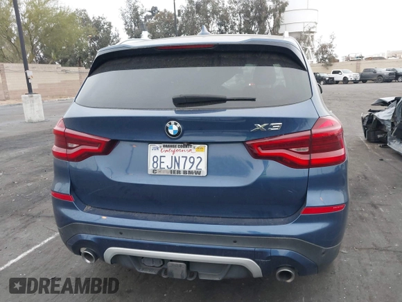 2018 BMW X3 xDrive30i with VIN 5UXTR9C51JLC76364, listed as a IAAI auction lot 41993578 with 54,715 mi miles and . Bid and sale history available at DreamBid. Image 17.