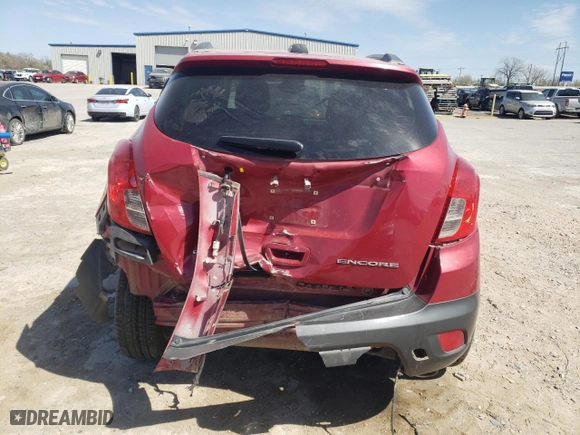 2015 Buick Encore Convenience with VIN KL4CJBSB5FB233996, listed as a Copart auction lot 47481345 with 93,872 mi miles and Salvage Title. Bid and sale history available at carsss.com. Image 6.