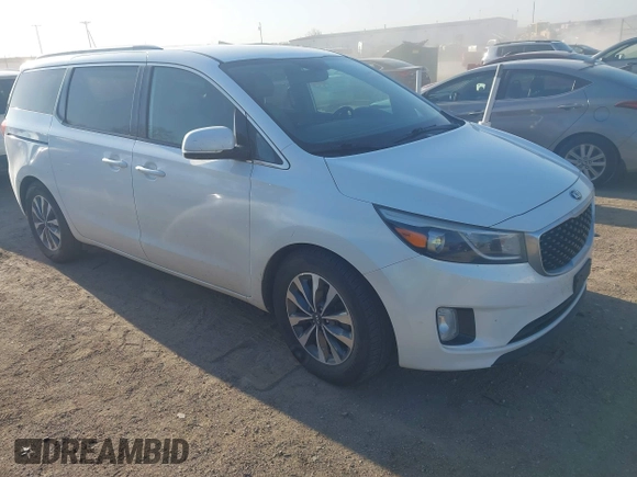 2015 Kia Sedona EX with VIN KNDMC5C12F6034991, listed as a IAAI auction lot 41971340 with 148,231 mi miles. Bid and sale history available at carsss.com. Image 1.