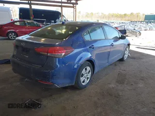 2017 Kia Forte LX with VIN 3KPFL4A79HE052430, listed as a IAAI auction lot 41632707 with 129,535 mi miles. Bid and sale history available at carsss.com. Image 4.