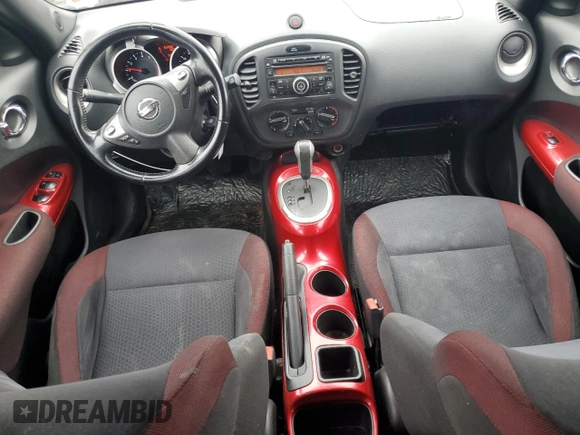 2014 Nissan Juke SV with VIN JN8AF5MV4ET480348, listed as a Copart auction lot 51174635 with 63,350 mi miles and Salvage Title. Bid and sale history available at DreamBid. Image 8.