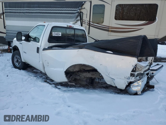 2006 Ford F-350 XL with VIN 1FTWF31P16EB48370, listed as a Copart auction lot 87446034 with Not provided miles and Salvage title. Bid and sale history available at DreamBid. Image 2.