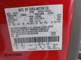 2006 Ford Escape XLT with VIN 1FMCU03136KB07686, listed as a IAAI auction lot 42199577 with 177,315 mi miles and . Bid and sale history available at DreamBid. Image 9.