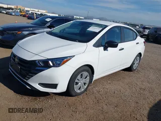 2024 Nissan Versa S with VIN 3N1CN8DV2RL842635, listed as a IAAI auction lot 41905145 with 12,622 mi miles. Bid and sale history available at carsss.com. Image 2.