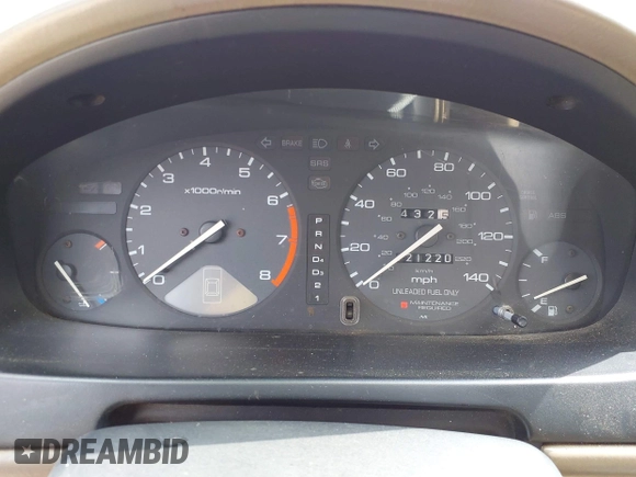 1994 Honda Accord EX with VIN 1HGCD5654RA042441, listed as a IAAI auction lot 42129570 with 121,220 mi miles and . Bid and sale history available at carsss.com. Image 7.