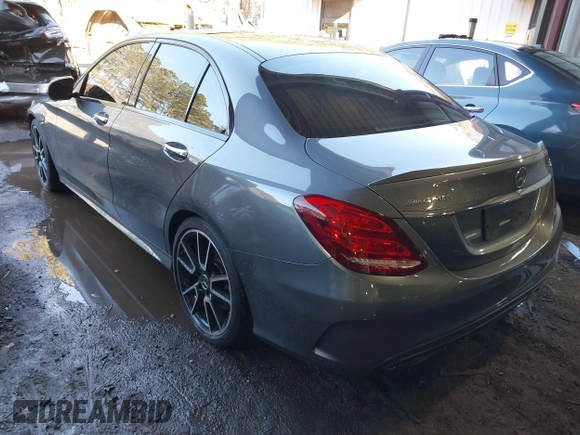 2017 Mercedes-Benz C 43 AMG with VIN 55SWF6EB6HU215805, listed as a IAAI auction lot 41536484 with 74,397 mi miles and . Bid and sale history available at DreamBid. Image 3.
