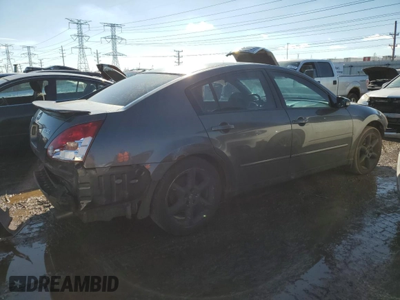 2005 Nissan Maxima 3.5 SL with VIN 1N4BA41E35C818681, listed as a Copart auction lot 46517535 with 104,929 mi miles and Salvage Title. Bid and sale history available at carsss.com. Image 3.